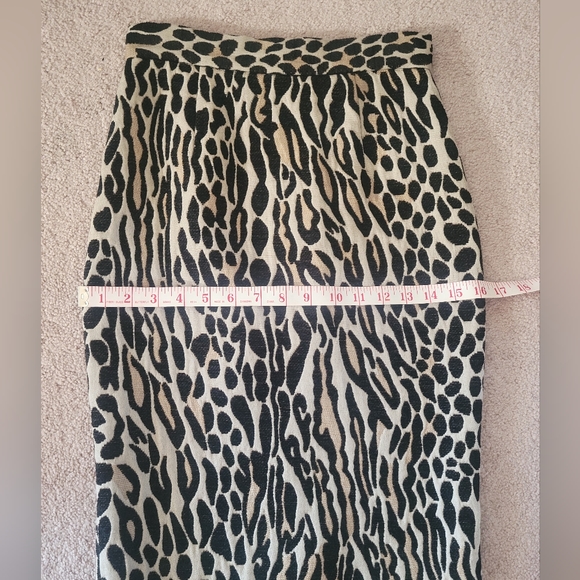 By Marlene Birger | Leopard Pencil Skirt Size 32 UK - Picture 9 of 11